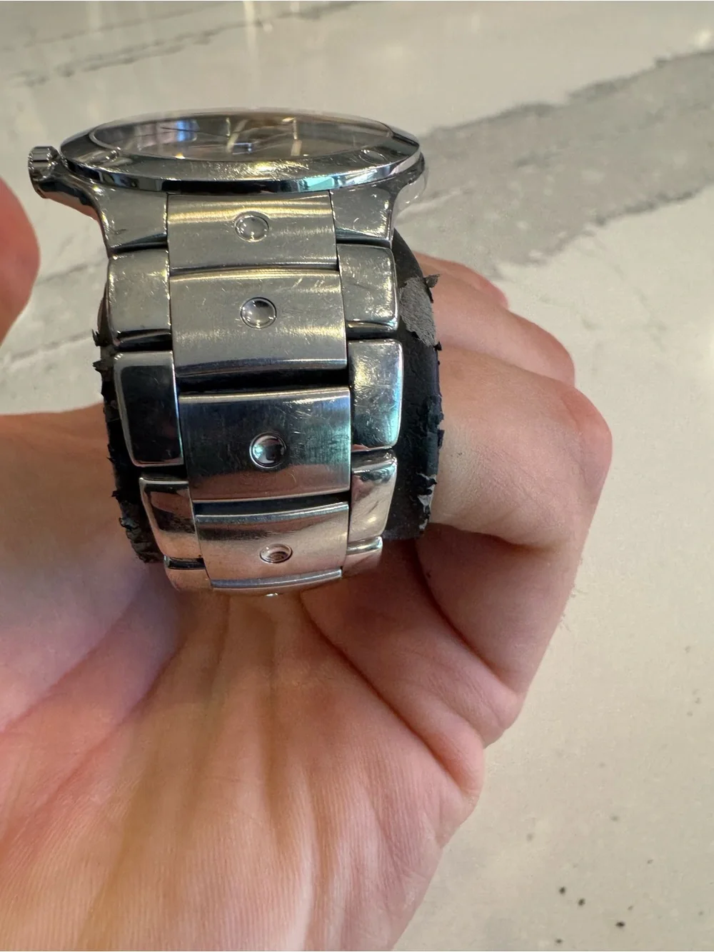 Movado Silver-Tone Minimalist Bracelet Watch